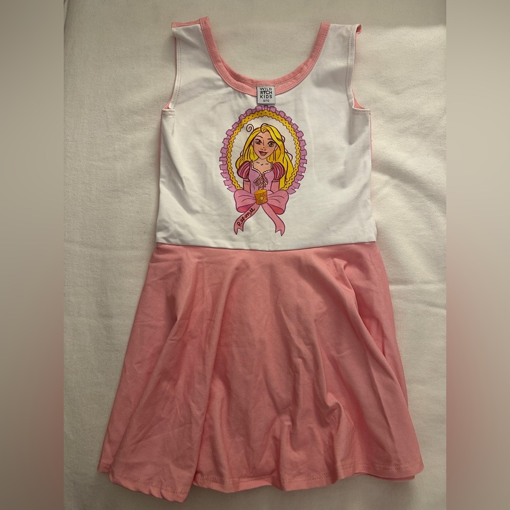 Wild Rich Kid Disney Princess Rapunzel Skirted Leotard Dress